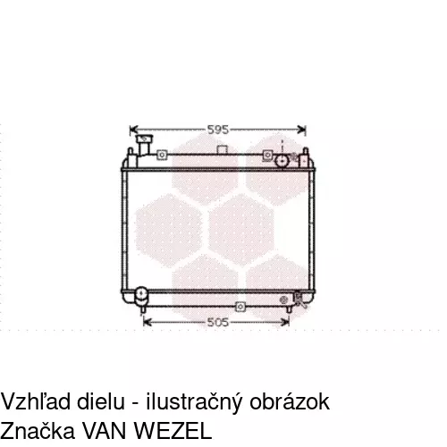 Chladiče vody 816508-3 /POLCAR/ - obr. 1