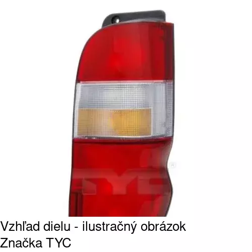 Zadné svetlo POLCAR 8166880E