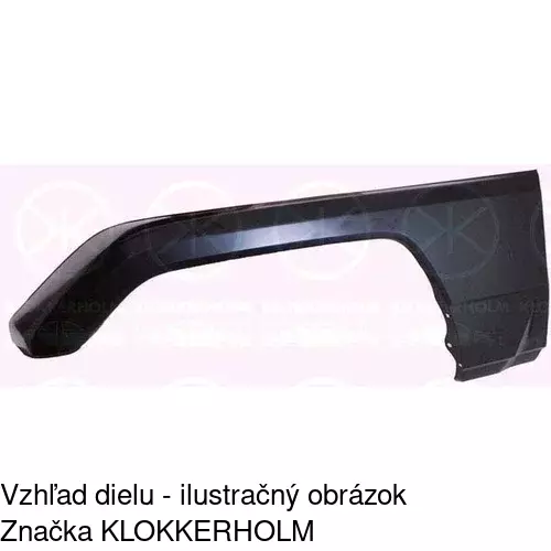 Predný blatník POLCAR 817502-1
