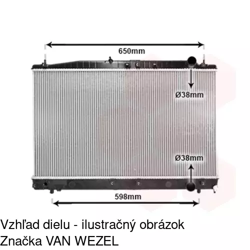 Chladiče vody 818708-1 /POLCAR/ - obr. 2