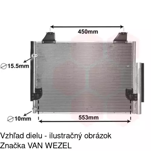 Chladiče klimatizácie 8192K81K /POLCAR/ - obr. 1