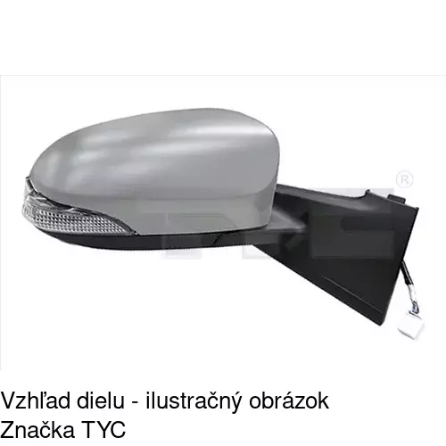 Bočná smerovka POLCAR 81B1205E