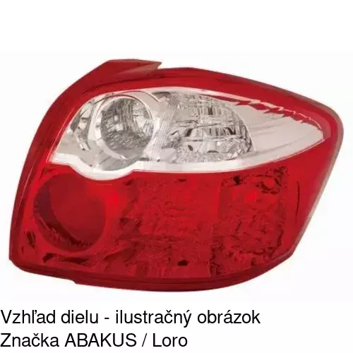 Zadné svetlo 81C188-E /POLCAR/ - obr. 2
