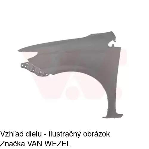 Predný blatník 81C301 /POLCAR/ - obr. 2