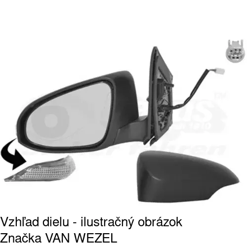 Vonkajšie zrkadlo 81C4514M /POLCAR/ - obr. 3