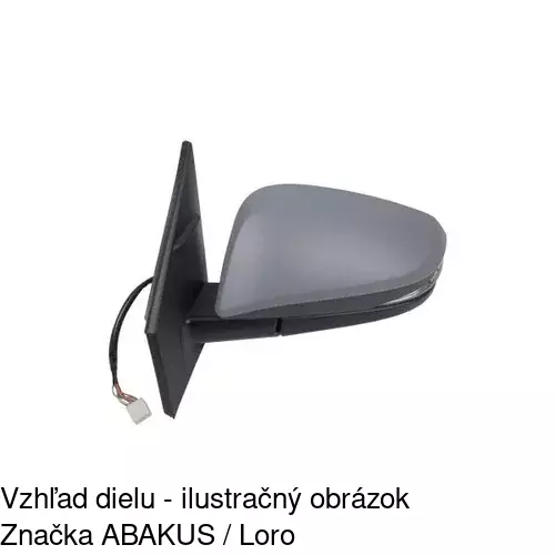 Vonkajšie zrkadlo 81X2516M /POLCAR/ - obr. 1