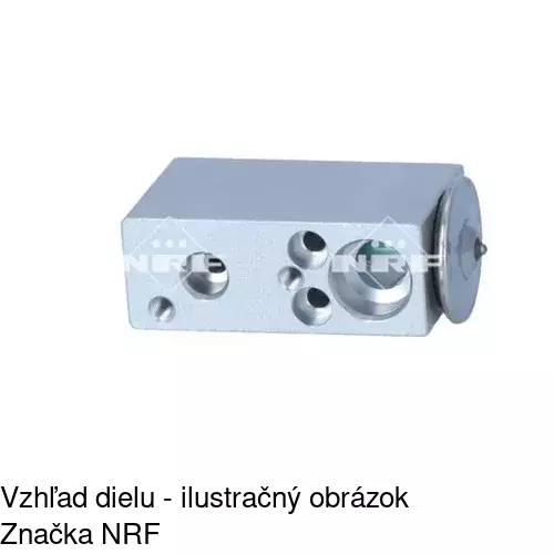 Expanzný ventil 8UW351239411 /POLCAR/ - obr. 2