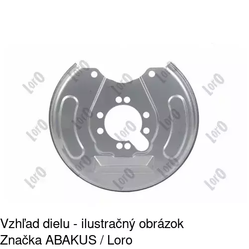 Brzdovy štít 9040OT-5 /POLCAR/ - obr. 1