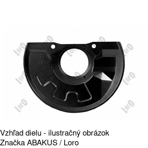 Brzdovy štít 9040OT-6 /POLCAR/ - obr. 1
