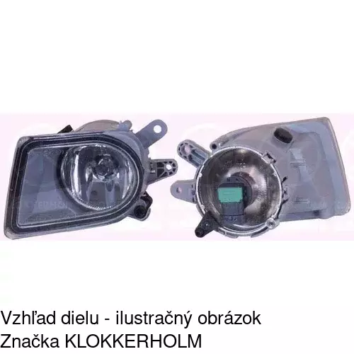 Hmlové svetlo - predné 9042291E /POLCAR/ - obr. 2