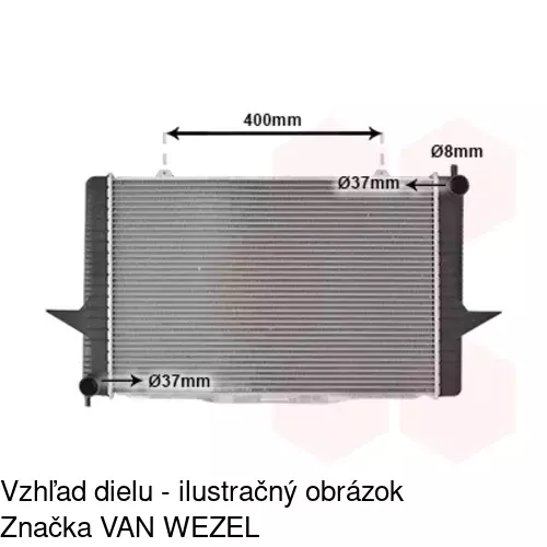 Chladiče vody 907008-1 /POLCAR/ - obr. 2