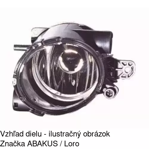 Hmlové svetlo - predné 907629-E /POLCAR/ - obr. 2