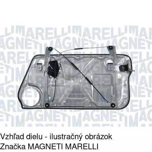 Mechanizmus sťahovania okna elektrický bez motora 9501PSG1 /POLCAR/ - obr. 5