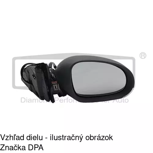 Vonkajšie zrkadlo POLCAR 9514524S