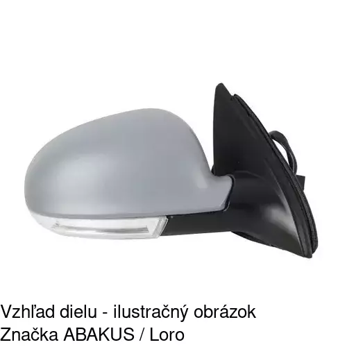 Vonkajšie zrkadlo 9514524S /POLCAR/ - obr. 1