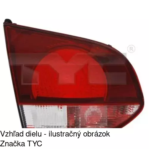 Zadné svetlo POLCAR 9518875E