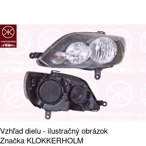 Hlavný reflektor 951909-E /POLCAR/ - obr. 2