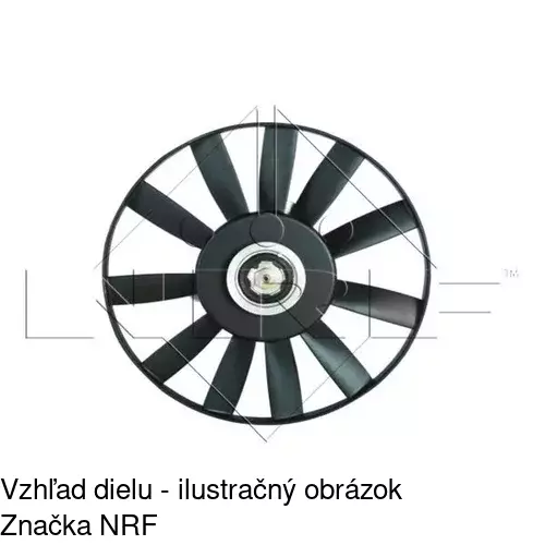 Ventilátor bez krytu / podpery 952423U3 /POLCAR/ - obr. 1