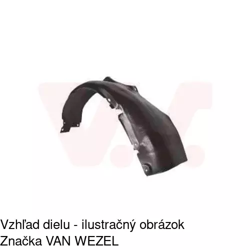 Podblatník (plast) 9524FL-1 /POLCAR/ - obr. 1