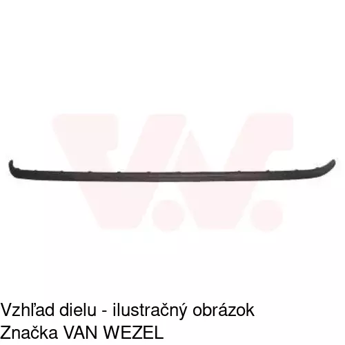 Lišta nárazníka POLCAR 952507-6