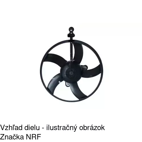 Ventilátor bez krytu / podpery 952523U5 /POLCAR/ - obr. 4