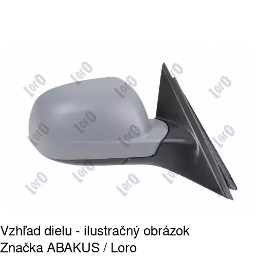 Rám vonkajšieho zrkadla 952555TM /POLCAR/ - obr. 5