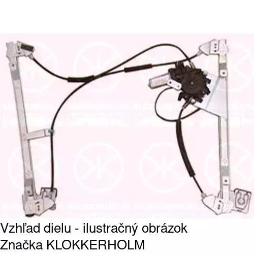 Elektrický mechanizmus okna dverí 9525PSE5A /POLCAR/ - obr. 4