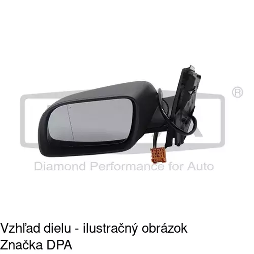 Rám vonkajšieho zrkadla 952654PM /POLCAR/ - obr. 5