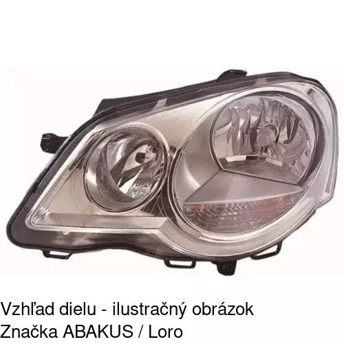 Hlavný reflektor 952709-E /POLCAR/ - obr. 4