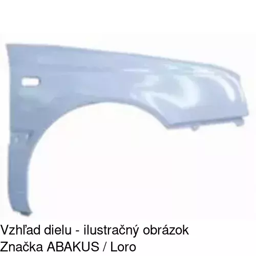 Predný blatník 953802-1 /POLCAR/ - obr. 2
