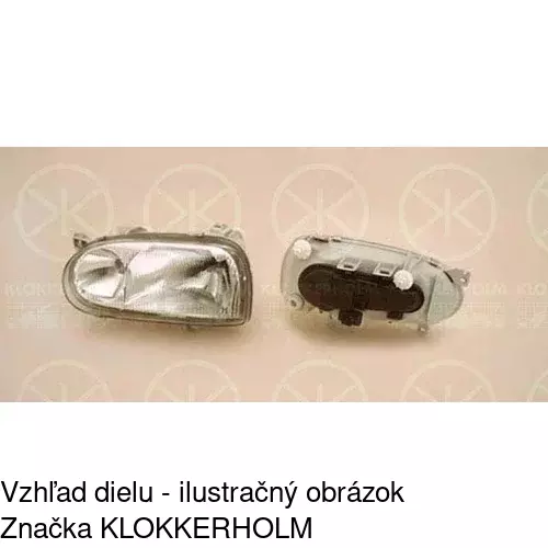Hlavný reflektor 9538096E /POLCAR/ - obr. 1