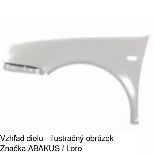 Predný blatník 954101-J /POLCAR/ - obr. 1