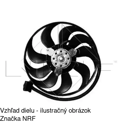 Ventilátor bez krytu / podpery 954123U6 /POLCAR/ - obr. 3