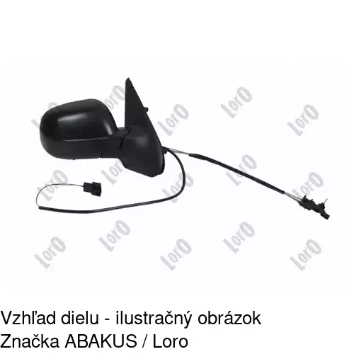 Rám vonkajšieho zrkadla 954155TM /POLCAR/ - obr. 2