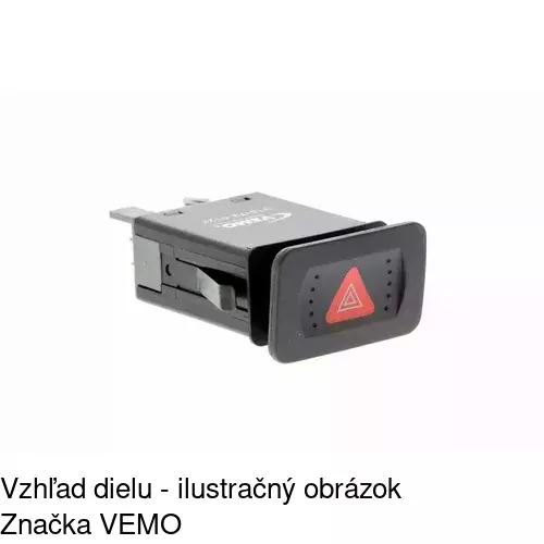 Spínač núdzových svetiel 9541P-30 /POLCAR/ - obr. 2