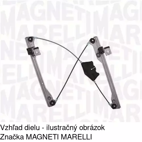 Mechanizmus sťahovania okna elektrický bez motora 9541PSG4 /POLCAR/ - obr. 2