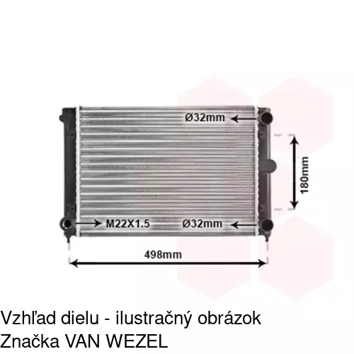 Chladiče vody 9546081X /POLCAR/ - obr. 4