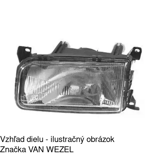 Hlavný reflektor 954609-E /POLCAR/ - obr. 3