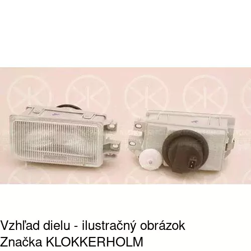 Hmlové svetlo - predné 9547290E /POLCAR/ - obr. 2