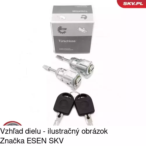 Súprava zámkov 9548Z-12 /POLCAR/ - obr. 1