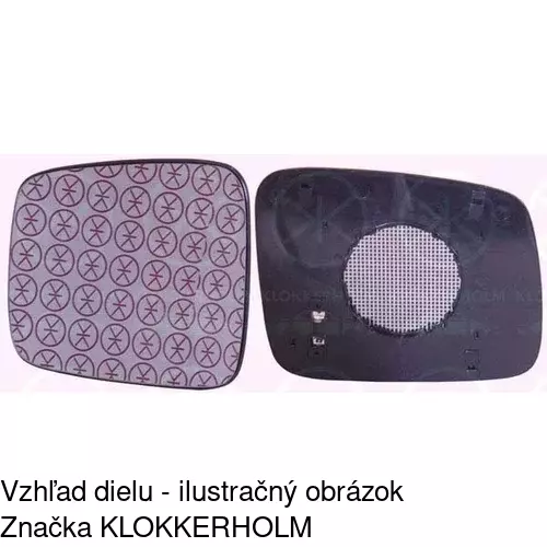 Vonkajšie zrkadlo 9566513E /POLCAR/ - obr. 1