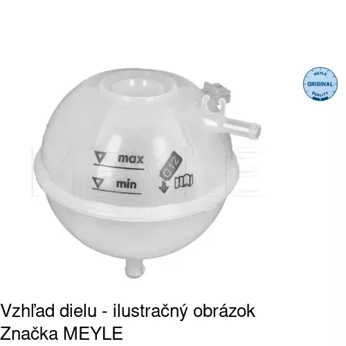 Nádržky vyrovnávacie 9566ZB-1 /POLCAR/ - obr. 1