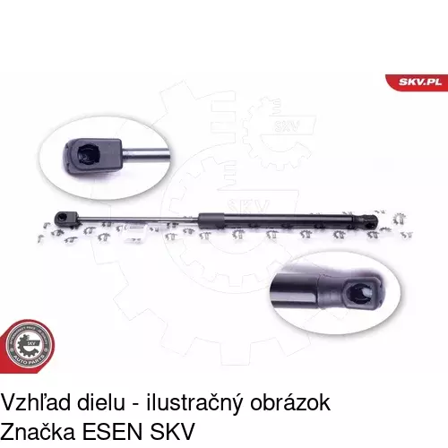 Plynová pružina 9568AB2 /POLCAR/ - obr. 3