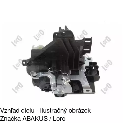 Vnútorná zámka dverí 9568ZC-2 /POLCAR/ - obr. 2