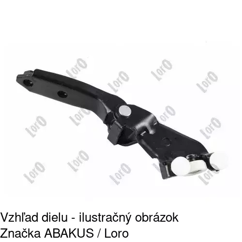 Vozík - kolieska pant posuvných dverí 9575Z-71 /POLCAR/ - obr. 1