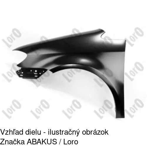 Predný blatník 957901 /POLCAR/ - obr. 1