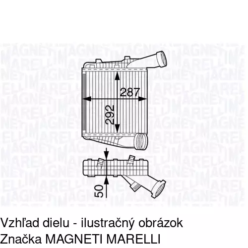 Chladiče vzduchu (Intercoolery) 9580J8-1 /POLCAR/ - obr. 2