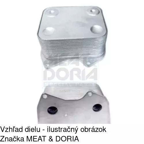 Chladiče oleja 9580L8-6 /POLCAR/ - obr. 2