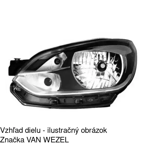 Hlavný reflektor 95A109-H /POLCAR/ - obr. 5