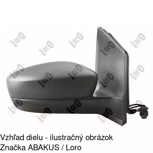 Vonkajšie zrkadlo 95A1525M /POLCAR/ - obr. 2